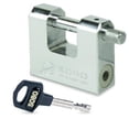 thumbnail image 1 of FJM Security SPSA80-KA 3-1/8" Triple Chrome Plated D-Shaped Security Padlock, Keyed Alike, 1 of 7