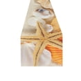 thumbnail image 3 of YUSDECOR Group of Seashells Table Runner for Kitchen Wedding Party Home Decor 16x72 inch, 3 of 4