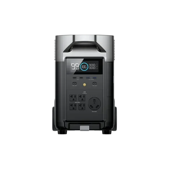 Estación de energía Ecoflow Delta Pro Color Negro Portátil EcoFlow DELTAPRO
