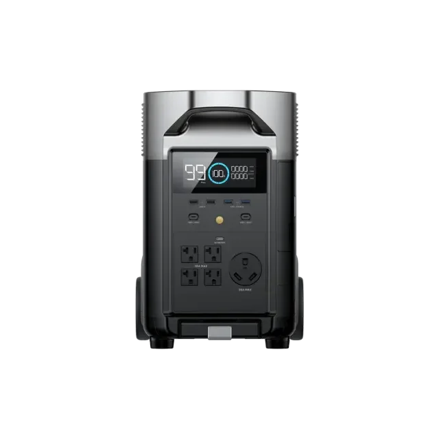 Estación de energía Ecoflow Delta Pro Color Negro Portátil EcoFlow DELTAPRO
