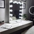 thumbnail image 6 of Impressions Vanity Hollywood Glow XL 2.0 Lighted Vanity Mirror with Detachable Base (Glossy White), 6 of 16