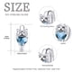 thumbnail image 4 of Pendientes JUSTKIDSTOY hipoalergénicos con forma de gato de plata de ley 925, 4 of 8