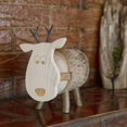 thumbnail image 4 of Wooden Reindeer Banks - Animal Figurine Coin Holder for Girls & Boys - Wooden Saving Money Box, 4 of 6