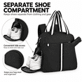 thumbnail image 7 of Pickleball Tote Bag for Women with Shoe Compartment, Fits 2 Paddles,PB02, 7 of 7