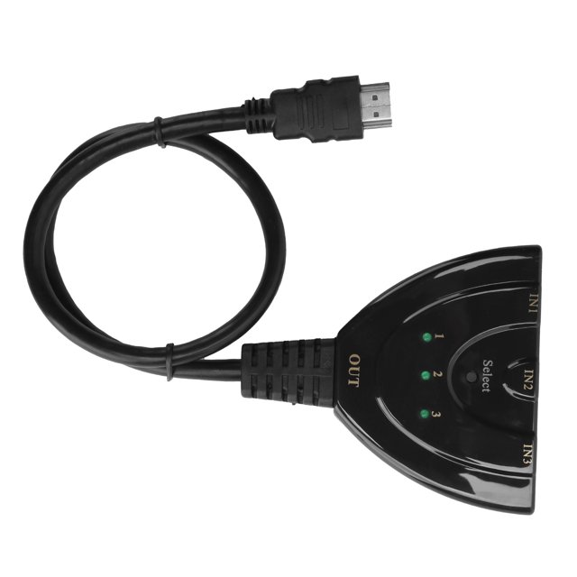 Convertidor de interfaz multimedia HD Bling Bling 3 entradas 1 salida 4K