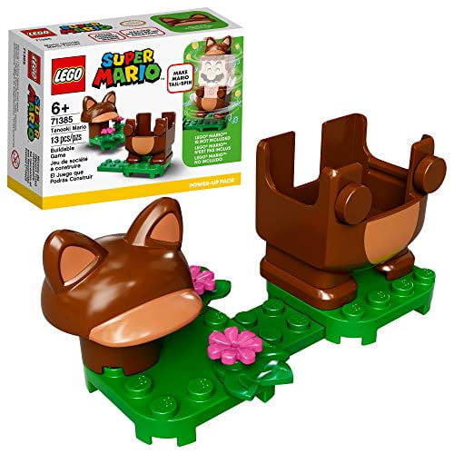 LEGO Super Mario Tanooki Mario Power Up Pack 71385 Building Kit Collectible Gift Toy for Creative Kids New 2021 13 Pieces Walmart
