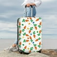 thumbnail image 7 of Fuzoiu Cute Carrot Print Suitcase Cover,Washable Luggage Covers for Suitcase,Elastic Luggage Protector Cover,Scratch Resistant Travel Suitcase Covers-Medium, 7 of 7