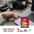 thumbnail image 3 of Tarjeta SD Gigastone Tarjeta de memoria SDXC UHS-I U1 clase 10 de 256 GB, 3 of 7