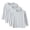 Gray, variant on 3 Pack Girls Long Sleeve Tees Girls' Soft T-Shirts Kids Basic Crewneck T-Shirts Top for Girls 1-14Y,5-6 Years