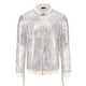 thumbnail image 5 of Chaqueta Varsity Brillante INSPIRE CHIC para Hombre con Cremallera, Chaquetas de Béisbol Bomber con Lentejuelas Brillantes de Disco de los 70, Plateada, 5 of 5