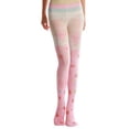 thumbnail image 1 of ZLight Polyester Colorful And Playful Womens Funky Printed Tights Burst Of Fun In Wardrobe Jumpsuit Patterned Tights Sweet 2, 1 of 3