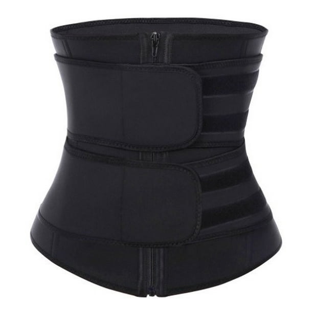 Faja Reductora de Neopreno con cierre y doble banda efecto sauna Trendy Shops Faja de neopreno