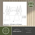 thumbnail image 5 of Bozeman 2 Light Bronze Rustic Bear Bathroom Vanity Fixture, 5 of 10