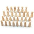thumbnail image 1 of Bearachild 30 piezas de accesorios para muñecas con clavijas, clavijas artesanales de Natural, accesorios de adorno, accesorios de pintura DIY para Decoración del hogar Bearachild HA012329-00, 1 of 6