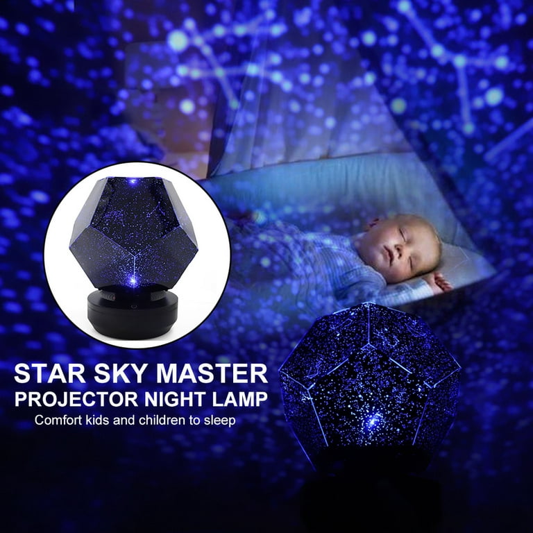 YIDEDE Star Sky Master Projector Night Lamp LED Magical Astro Starlight  Galaxy Star Night Lights Table Bedroom Decoration;Star Sky Projector Night