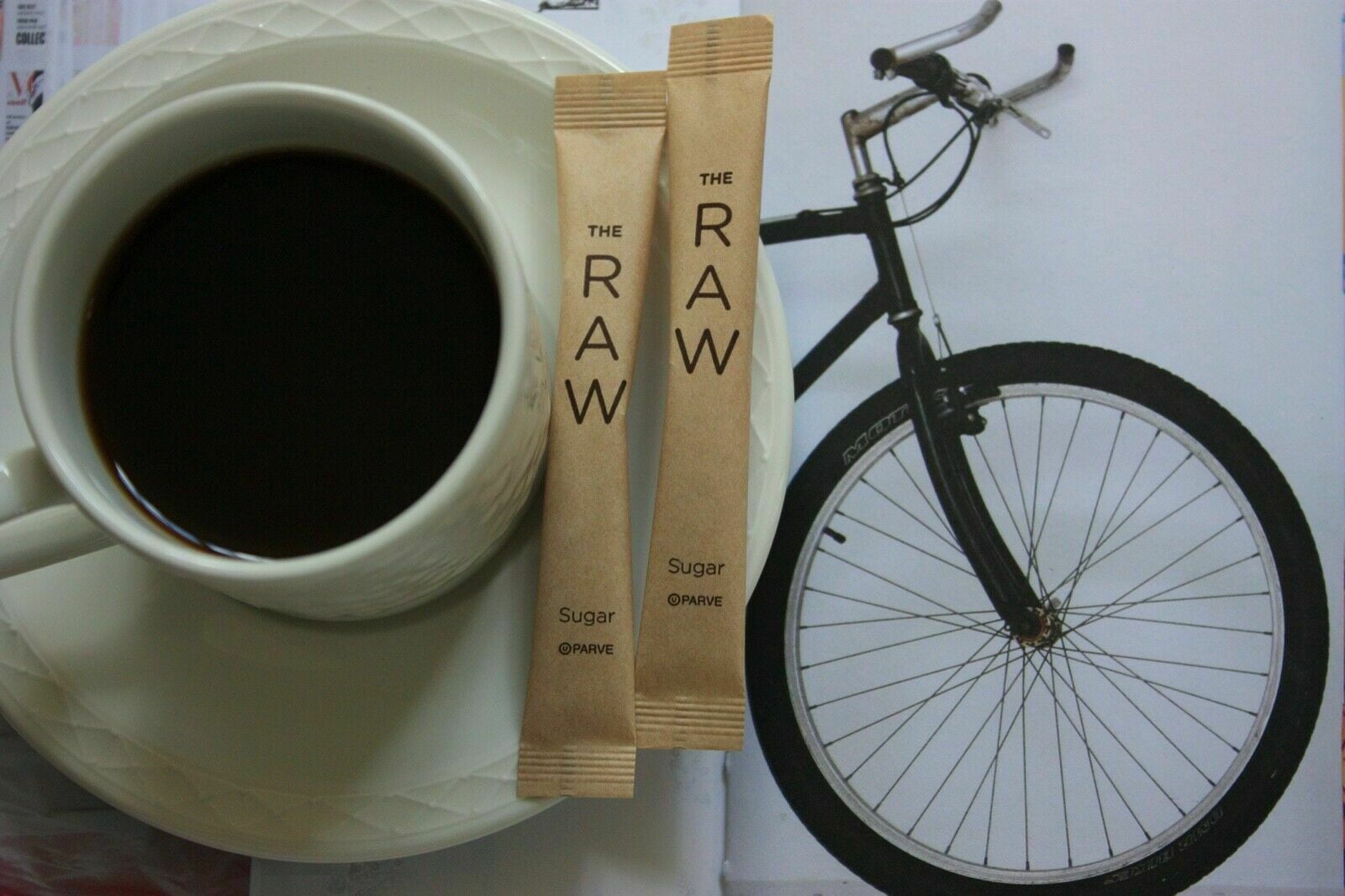 SUGART - THE RAW .. SUGAR - 500 Individual .. Serving Stick Packets - .. U Parve/Kosher