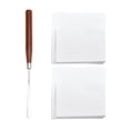 thumbnail image 2 of lionlar 100 Pieces Disposable Nail Polish Palette Paper for Gel Color Makeup Drawing, 2 of 7