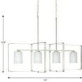 thumbnail image 6 of Progress Lighting - League - 4 Light Linear Chandelier In Modern Craftsman, 6 of 6