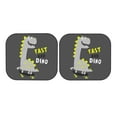 thumbnail image 7 of Disketp 2 Piece Cute Dinosaur Skate On Grey Background Pattern Windshield Sunshades,Folding Windshield Sun Shade For Car Suv Trucks Sedan,Blocks Uv Rays Sun Visor Protector-Large, 7 of 7