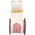 thumbnail image 2 of The Beadsmith Leather Cord – Light Pink– .5mm Spool – 25 Yards/22.86 Meters – Indian Leather Thong Ideal for Braiding, Beading, Necklaces, Fine Lacing, Hair Accessories & DIY Jewelry Making, 2 of 8