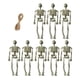 thumbnail image 2 of Minifiguras de Esqueleto perfecl 8 Piezas Decoración Halloween Gris, 2 of 8