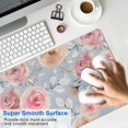 thumbnail image 4 of Long Mouse Pads for Desk,Pioneer Flower Floral Print Pattern Desk Mats on Top Of Desks, Desk Mouse Pad Extra Large with 3mm Non-Slip Base and Stitched Edge for Gaming,Office,Work,Home 31.5"x11.8", 4 of 6