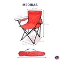 thumbnail image 3 of 4 Piezas Silla Para Acampar Plegable Camping Playa Y Pesca, 3 of 8