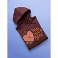 thumbnail image 3 of You Are Here, In My Heart Hoodie Men -Smartprints Designs, Male XX-Large, 3 of 4