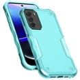thumbnail image 5 of For Apple iPhone 14 Pro (6.1") Tough Shockproof Hybrid Heavy Duty Dual Layer TPU Bumper Rugged Rubber Defend Armor Cover ,Xpm Phone Case [ Teal Blue ], 5 of 7
