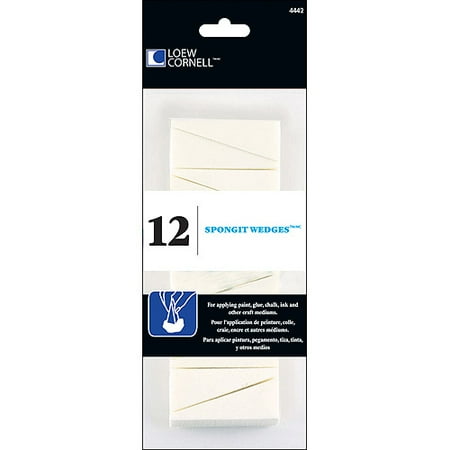 Loew-Cornell Spongit Wedges, 12-Pack, 2"