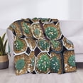 thumbnail image 3 of Naloa Cactus Garden Flannel Blankets - Thick and Warm Blanket for Winter, Soft Fuzzy Plush King Blanket for All Seasons40"x30", 3 of 6