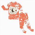 thumbnail image 2 of CAUYDY Toddler Girls Boys Halloween Pumpkin Pajamas Pjs for Boy Jammies Long Sleeve Top and Pant Sleepwear Clothes Sets,3-4 Y, 2 of 8