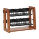 thumbnail image 4 of Organizer Vertical de Madera y Hierro con Seis Compartimentos Estante para Especias Caja para Azúcar y Organizador de Bolsitas Adecuado para, 4 of 9