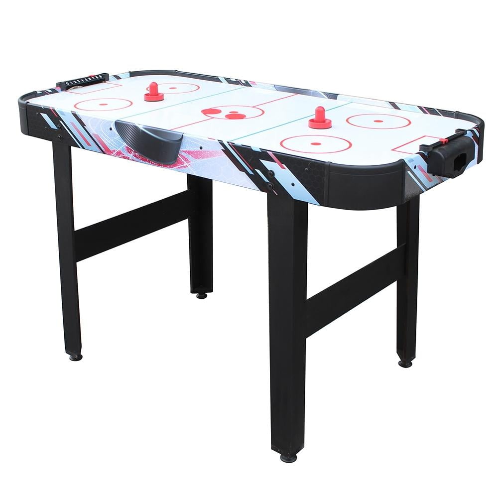 Mesa De Hockey Aire De 48 Pulgadas Con Marcador | Plegable Y Estable | Para Sala De Juegos, Oficina O Casa | 2 Discos Y 2 Raquetas