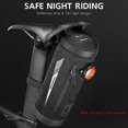 thumbnail image 2 of Bike Handlebar Bag Waterproof Cycle Front Storage Bag Bicycle Mobile Phone Holder Front Frame Top Tube Pouch Multifunctional Bicycle Saddle Bag, 2 of 5