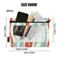thumbnail image 4 of FORMRS 2 Pack Pencil Pouch for 3 Ring Binder with Clear Window Zipper Case, Light Blue Pattern, 4 of 6