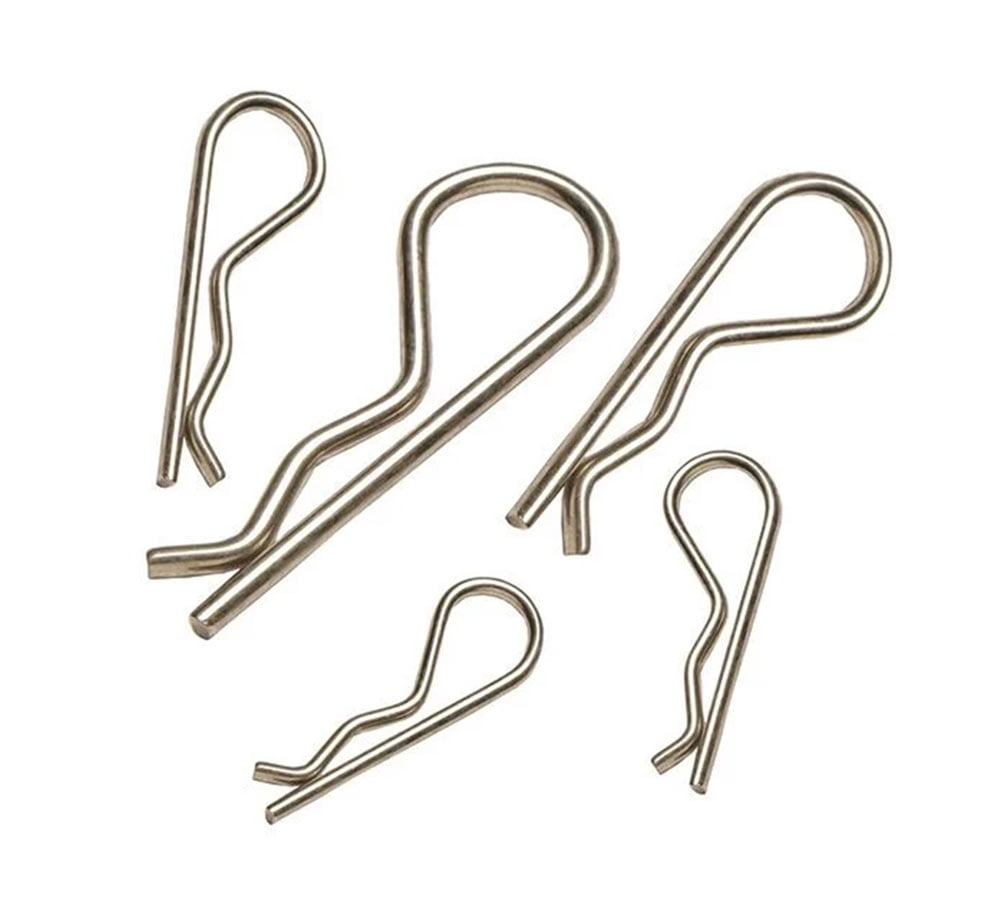 AgraLink Steel Hair Pin Clips, 5/32", Fits Pins 5/8" - 1" - 16 Pack (5 Clamshells of 5 pcs each) Free Shipping