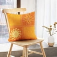 thumbnail image 5 of LALILO Throw Pillow Covers Ethnic Exotic Ornamental Orange Indian Cushion Cover 18" x 18", 2 Pack, 5 of 6