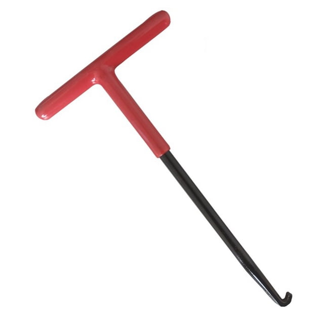 WDOplteas Gancho Resorte Escape para Motocicleta en Forma T Tubo Con Resorte Gancho Extractor Instalado