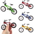 thumbnail image 1 of 4pcs Finger Bicycle Mini Bicycle Toy Alloy Bicycle Ball Model Bike Gadgets, 1 of 5
