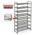 thumbnail image 3 of Auledio 4-Tier Metal Shoe Rack,Stackable and Freestanding Storage Organizer for Entryway Closet Bedroom ,Bronze, 3 of 6