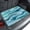 Turquoise, Aqua, White, variant on Universal Car Trunk Mat 29"x39", Turquoise Coastal Waterproof Cargo Liner, Non-Slip Durability Cargo Mat, Modern Abstract Beach Waves Ocean All Weather Rear Trunk Protector for Car SUV
