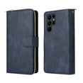 thumbnail image 2 of SaniMore for Samsung Galaxy S23 Ultra Case, 3 in 1 Zipper Purse Cover + Card Slots +  Kickstand + Detachable Lanyard Comprehensive Protective Shockproof Anti-drop Shell For Galaxy S23 Ultra, Blue, 2 of 8