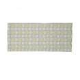 thumbnail image 2 of Grey and Yellow Neck Gaiter, Flowers Swirls, Unisex, Mustard Yellow and White, by Ambesonne, 2 of 3