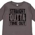 thumbnail image 4 of Inktastic Straight Outta Time out Boys or Girls Long Sleeve Toddler T-Shirt, 4 of 5