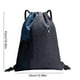 thumbnail image 5 of Bolsa Gym Sack Mochila con cordón para caminatas Mochila de viaje con bolsillo de malla repelente al agua Sywqhk Para Estrenar, 5 of 9