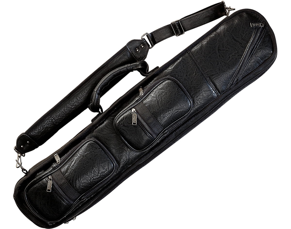 Lucasi Soft Sided Case 4x8 Pool Cue Case Black 