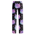 thumbnail image 5 of Womens Halloween Pajama Pants Casual Loose Fit High Waist Drawstring Pjs Pumpkin Ghost Print Straight Leg Loungewear Bottoms, 5 of 5