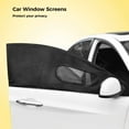 Car Sun Shade, Car Window Screens and Bug Mosquito Net Mesh for