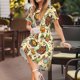 thumbnail image 3 of Balery Cute Owls Vestidos sueltos de manga corta para mujer, vestidos de verano 2025, vestidos casuales de corte A con vuelo., 3 of 6